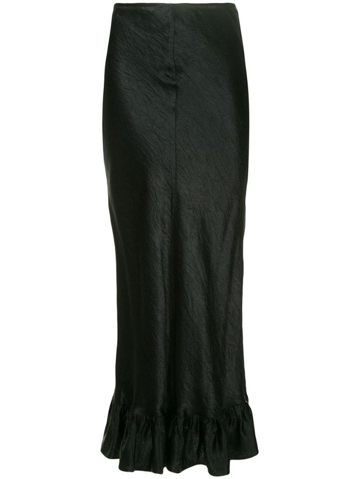 Georgia Alice Ruffled Hem Skirt - Black