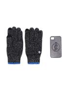 Juicy Couture Glittered Gloves And Iphone 4 Case - Black
