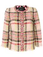 Andrew Gn Checked Blazer - Multicolour