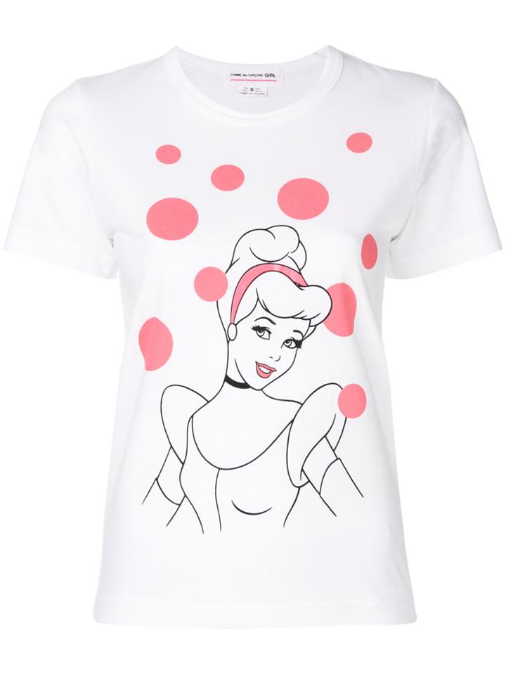 Comme Des Garçons Girl Embellished T-shirt - White