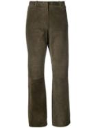Jil Sander Vintage 1990's Bootcut Trousers - Green