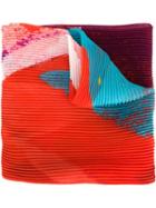Issey Miyake Cauliflower Collage Print Scarf
