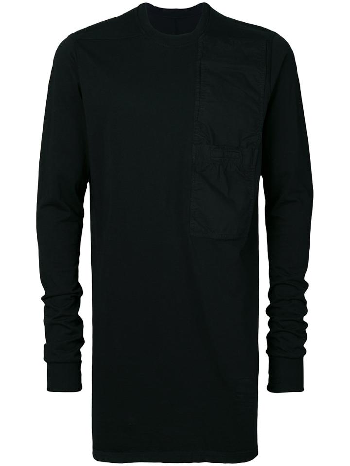 Rick Owens Drkshdw Tonal Patchwork T-shirt - Black
