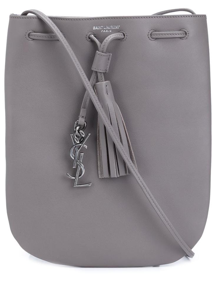 Saint Laurent Small 'jen' Flat Bucket Bag