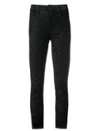 J Brand Slim Lace Trousers - Black