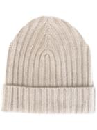 Warm-me 'eric' Beanie Hat, Women's, Grey, Cashmere