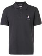 Cp Company Embroidered Polo Shirt - Black