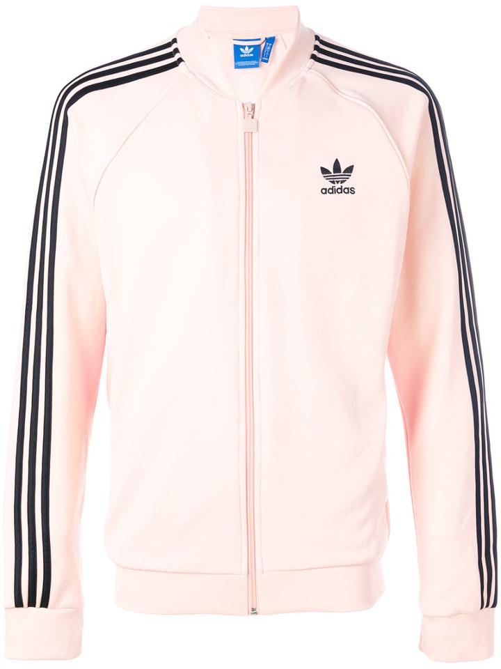 Adidas Originals - Sst Track Jacket - Men - Organic Cotton/polyester - M, Pink/purple, Organic Cotton/polyester