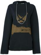 Golden Goose Deluxe Brand Oversized Hoodie, Women's, Size: Xs, Black, Cotton