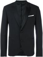 Neil Barrett Peak Constructed Jacket, Men's, Size: 50, Black, Polyester/spandex/elastane/virgin Wool