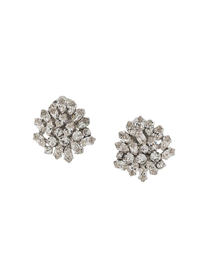 Christian Dior X Susan Caplan 1980s Christian Dior Clip-on Earrings -