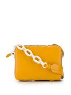 Lanvin Logo Print Cross-body Bag - Yellow