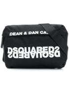 Dsquared2 Logo Embroidered Belt Bag - Black
