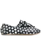 Marsèll Polka Dot Lace-up Shoes - Black