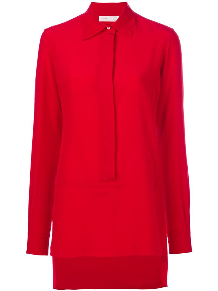 Victoria Beckham Buttoned Blouse - Red