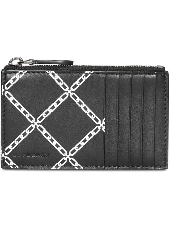 Burberry Link Print Cardholder - Black