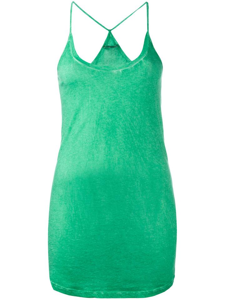 Humanoid Racerback Tank Top, Women's, Size: Small, Green, Organic Cotton
