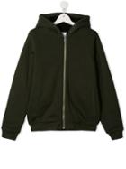 Zadig & Voltaire Kids Teen Embroidered Logo Knit Hoodie - Green