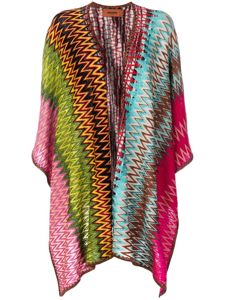 Missoni Zig-zag Oversized Cardi-coat - Multicolour