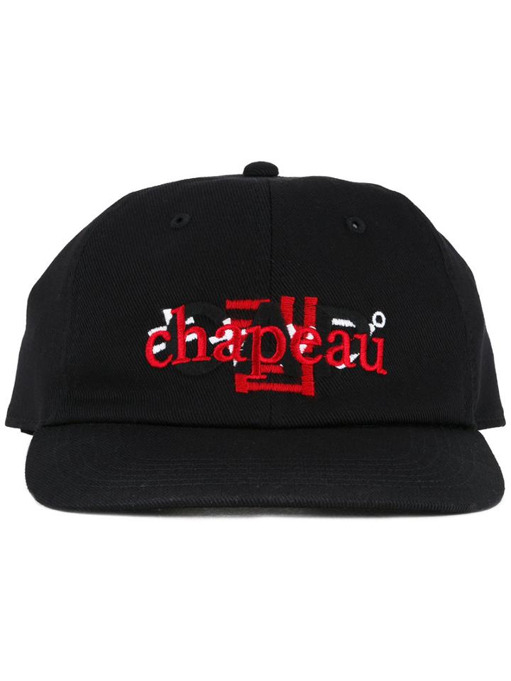 Doublet Embroidered Cap, Men's, Black, Cotton