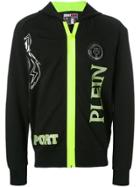 Plein Sport Martin Badge Hoodie - Black