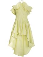 Rosie Assoulin Silk Bustier Dress - Yellow