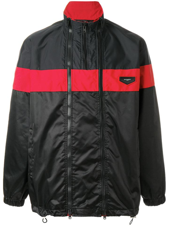 Givenchy Triple Zip Windbreaker Jacket - Black