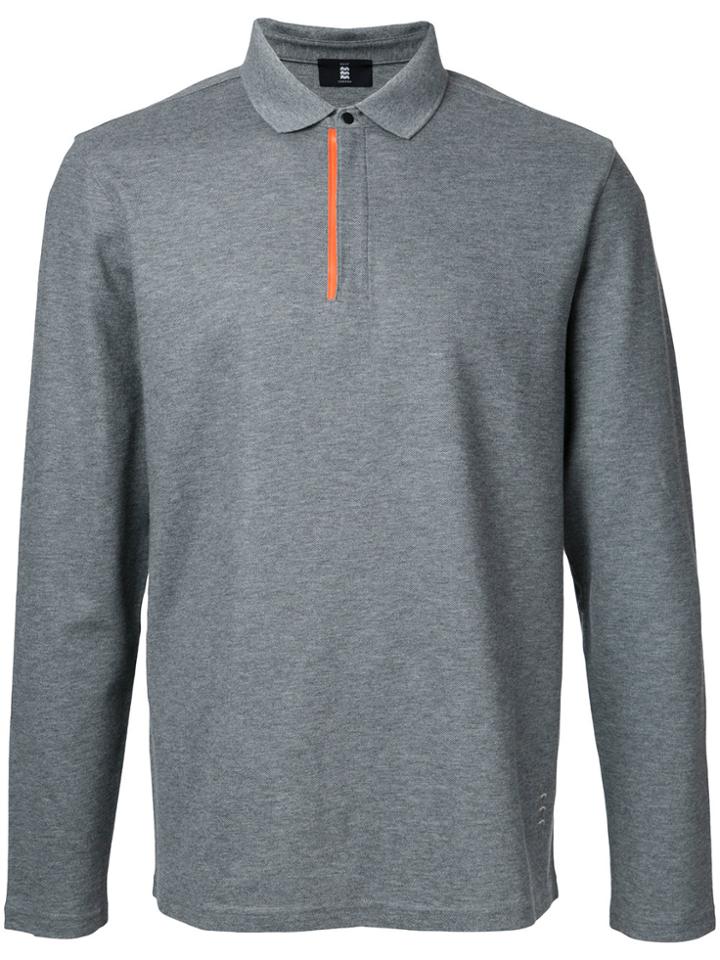 Kent & Curwen Long-sleeve Polo Shirt - Grey