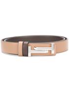 Tod's Double T 2.5 Belt - Nude & Neutrals