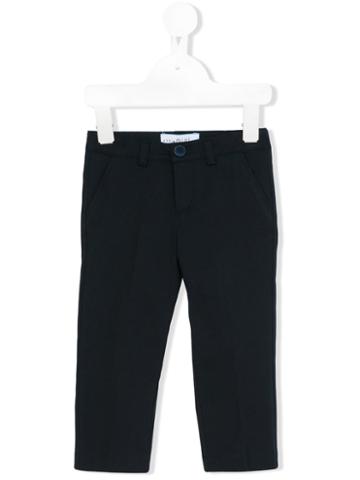 Chino Trousers - Kids - Cotton/spandex/elastane - 12 Mth, Blue, Simonetta