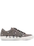 Philipp Plein Ripped Detail Sneakers - Grey