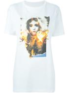 Maison Margiela Collage Print T-shirt, Women's, Size: Medium, White, Cotton
