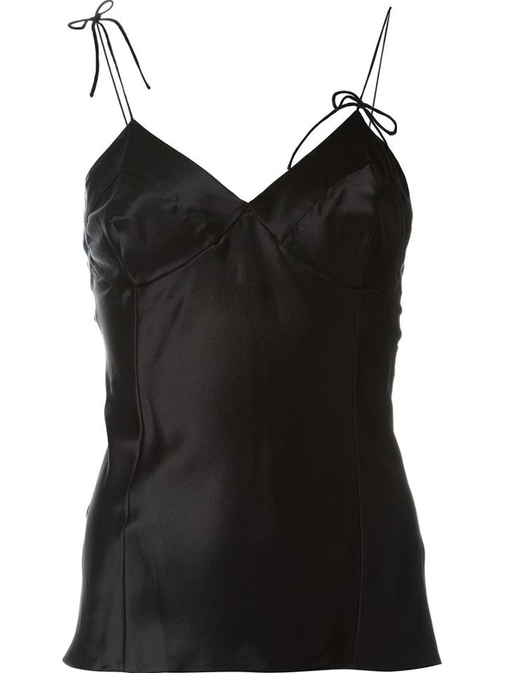 Christian Dior Vintage Tied Strap Cami Top
