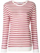 T By Alexander Wang Casual Striped Jersey - Red
