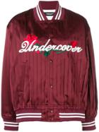 Undercover Satin Bomber Jacket - Red