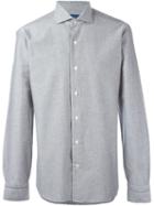 Barba Button Down Shirt, Men's, Size: 42, Grey, Cotton