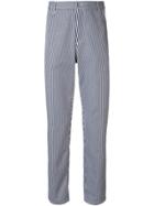 A.p.c. Striped Straight Jeans - Blue