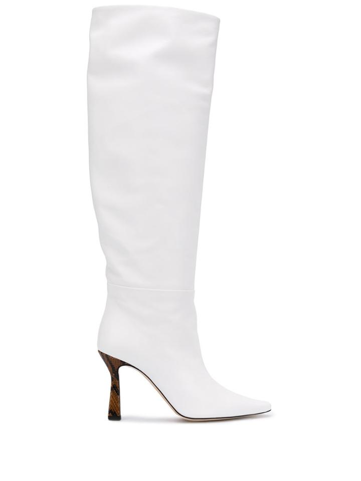 Wandler Wandler Linalongboot White-python Tan