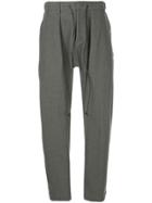 Attachment Tapered Belted Trousers - Grey