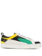 D.a.t.e. Mesh Low Top Trainers - White