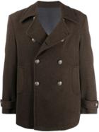 Al Duca D'aosta 1902 Giaccone Peacoat - Brown