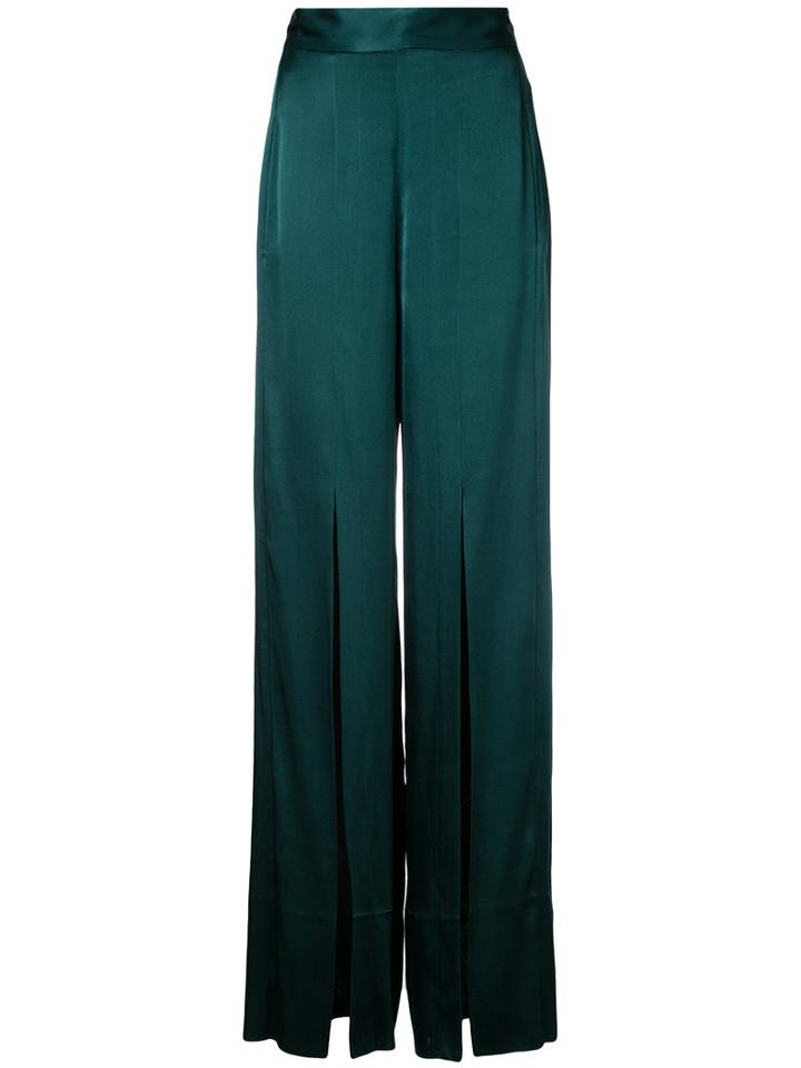 Kitx - Ride Pants - Women - Silk Satin - 8, Women's, Green, Silk Satin