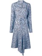 Christian Wijnants Domi Leopard Print Dress - Blue
