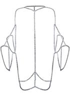 No21 Embellished Body Chain - Metallic