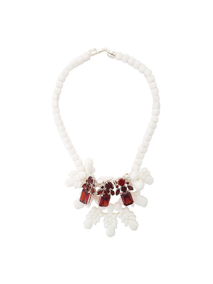 Ek Thongprasert Stone Embellished Necklace, Women's, White