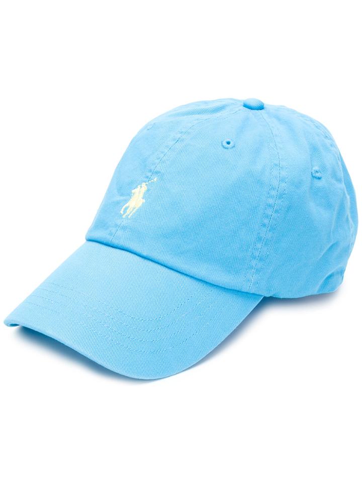 Polo Ralph Lauren Embroidered Logo Baseball Cap - Blue