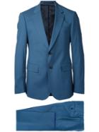 Cerruti 1881 Formal Suit, Men's, Size: 54, Blue, Lambs Wool/spandex/elastane