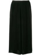 Krizia Micro Pleated Trousers - Black