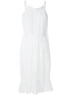 Reinaldo Lourenço Vestido Curto Laco Cintura - White