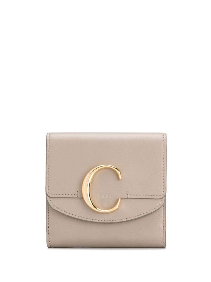 Chloé C Wallet - Grey